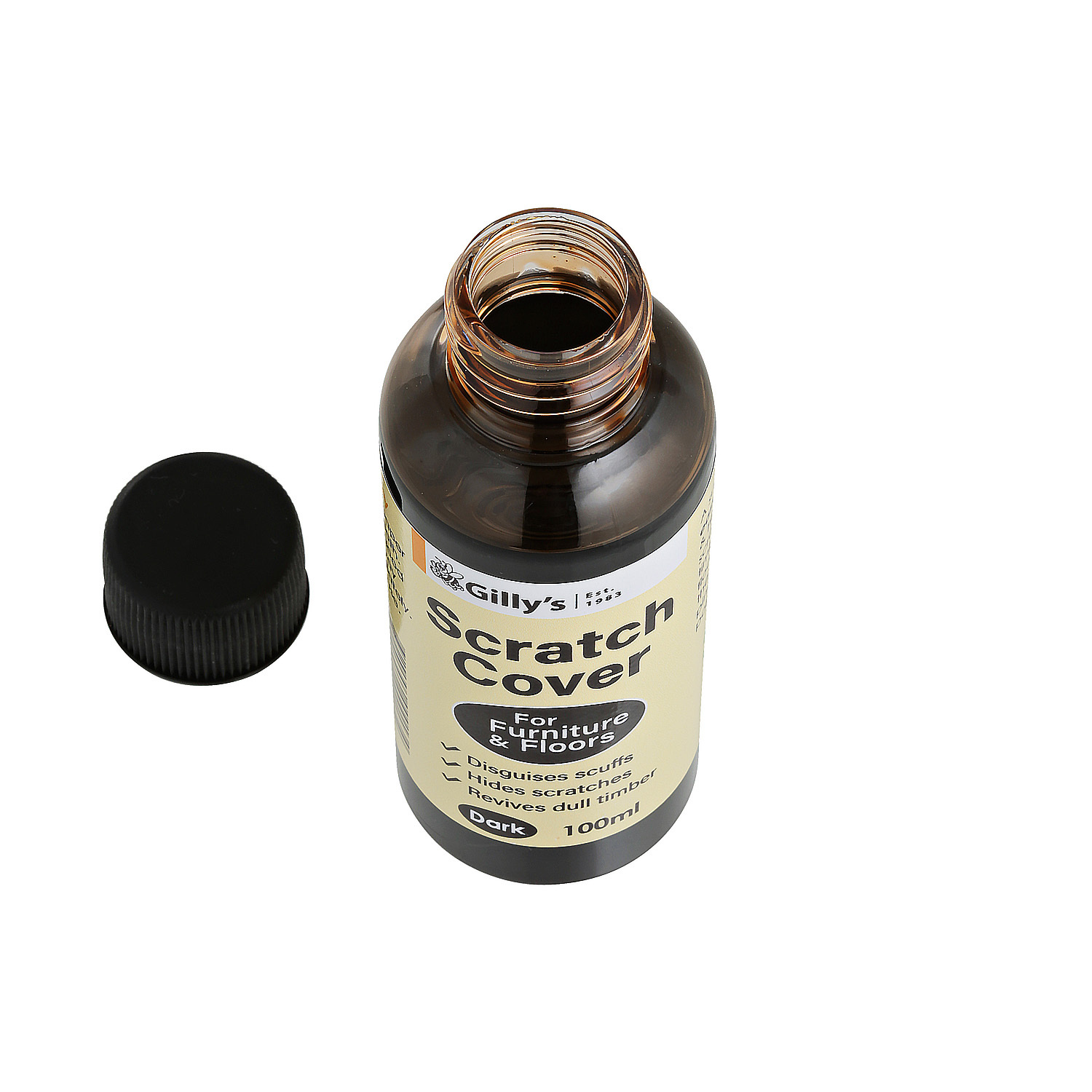 Gilly's Australia Scratch Cover For Furniture & Floors Dark 100ml