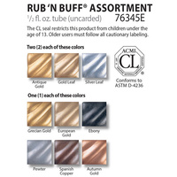 Rub 'n Buff - Ebony 15ml flat rate postage Australia wide