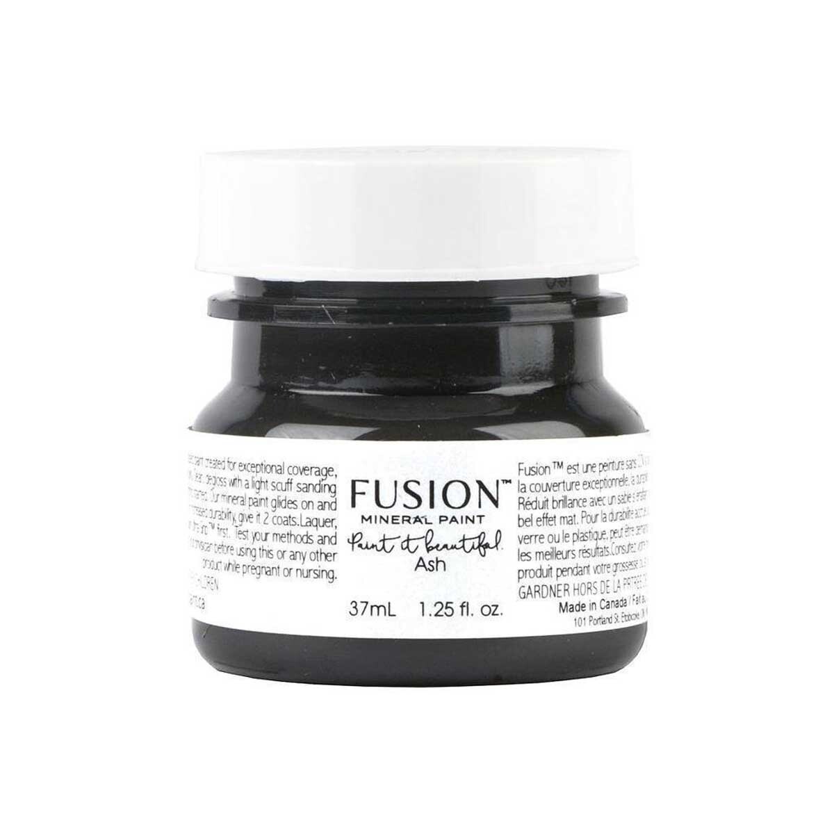 Fusion Mineral Paint Ash 37ml Soft yet Bold Charcoal Grey