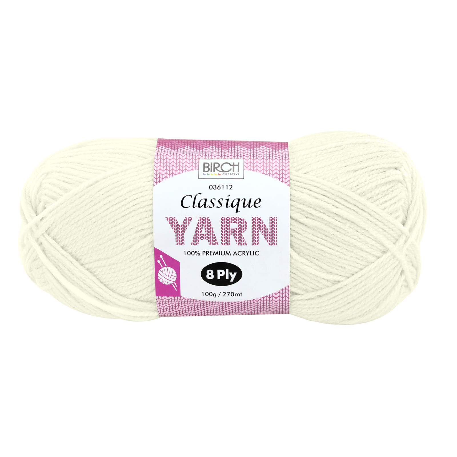 Birch Classique Knitting Yarn IVORY