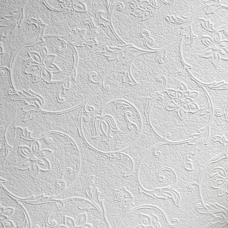 Paintable Textured Vinyl Wallpaper x 1mt - Heaton 53cm wide