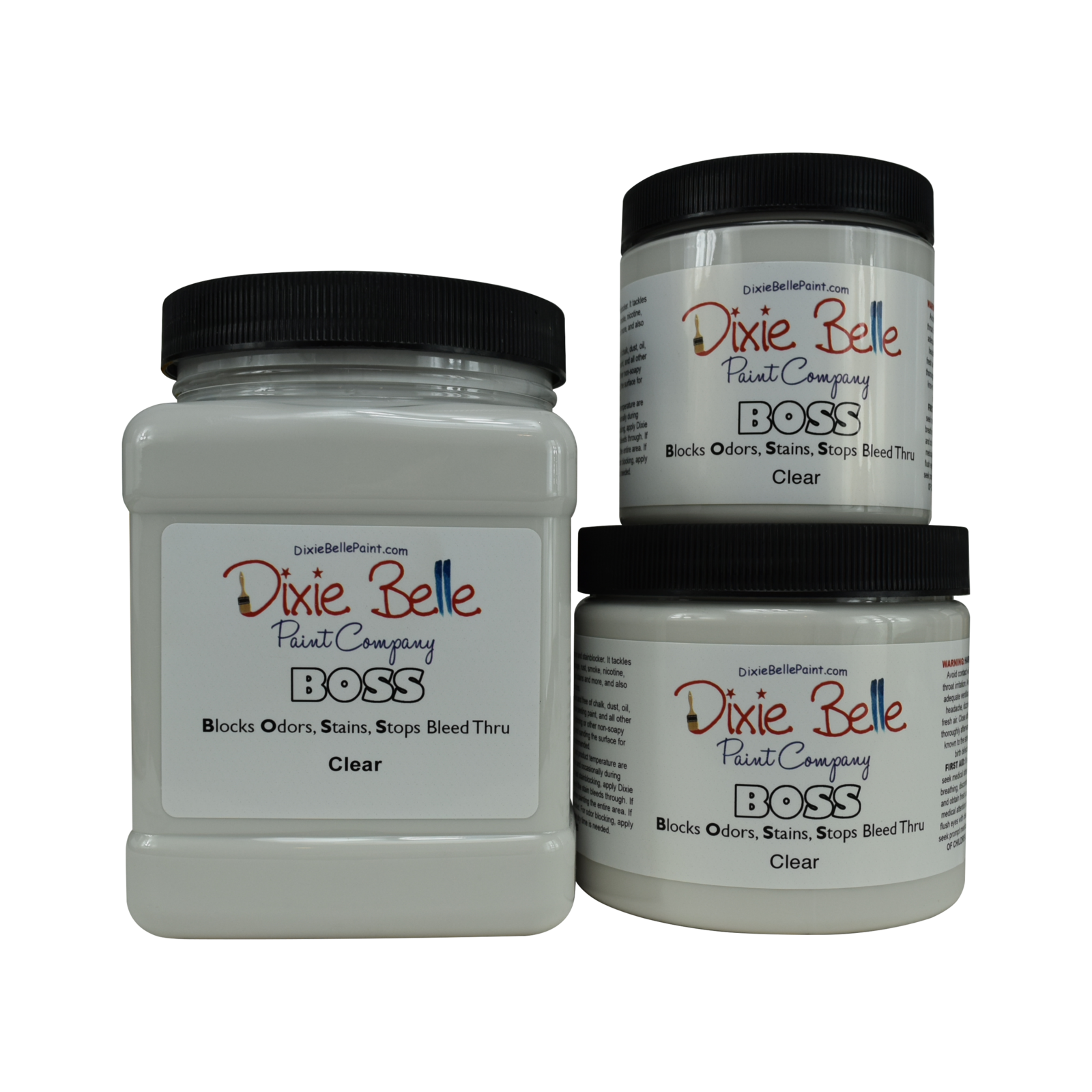 Dixie Belle BOSS Clear 8oz Blocks Bleed Through Stains Smells And More Dixie Belle BOSS Clear 8oz Blocks Bleed Through Stains Smells And More