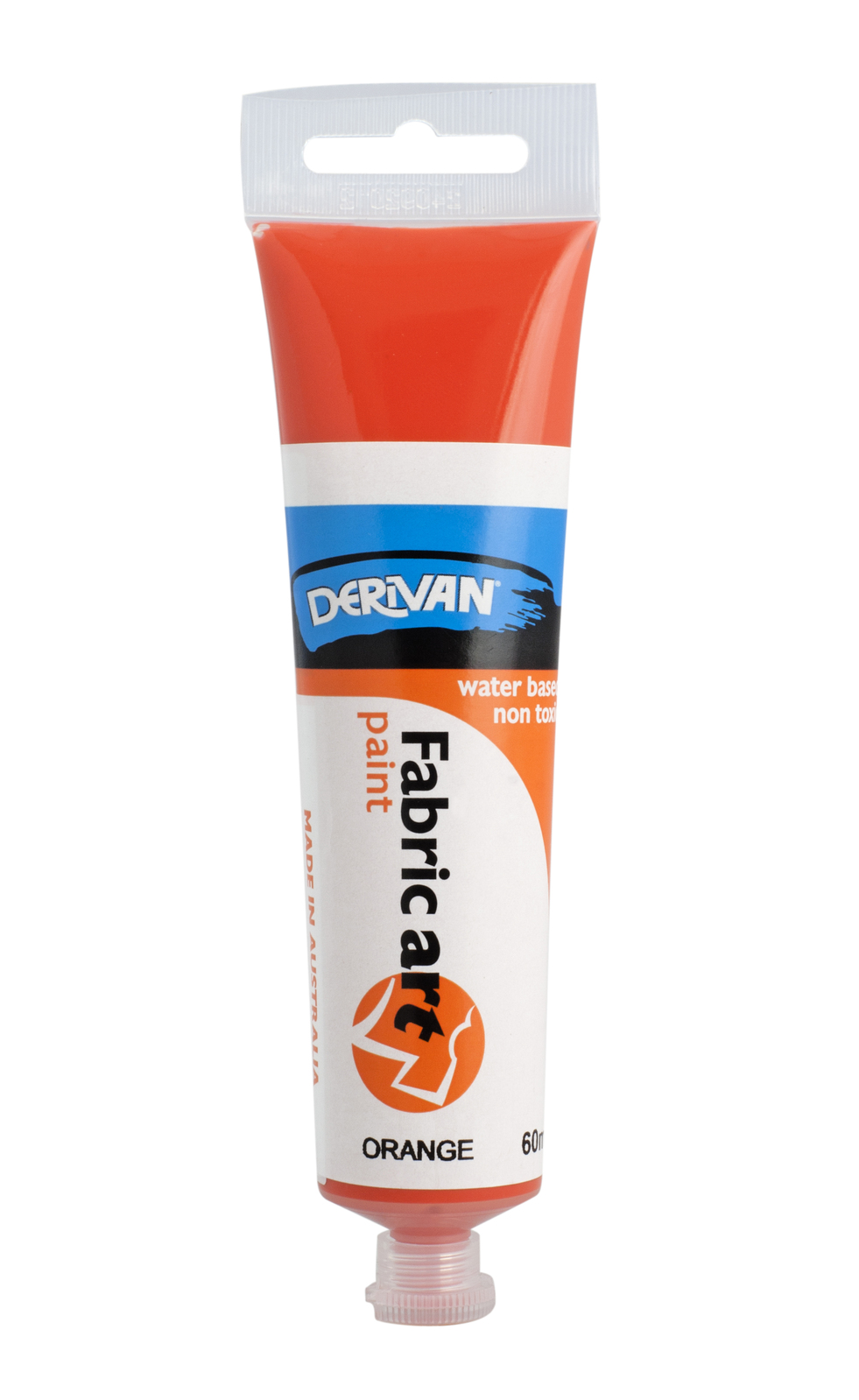 Orange Derivan Fabric Art Paint 60ml