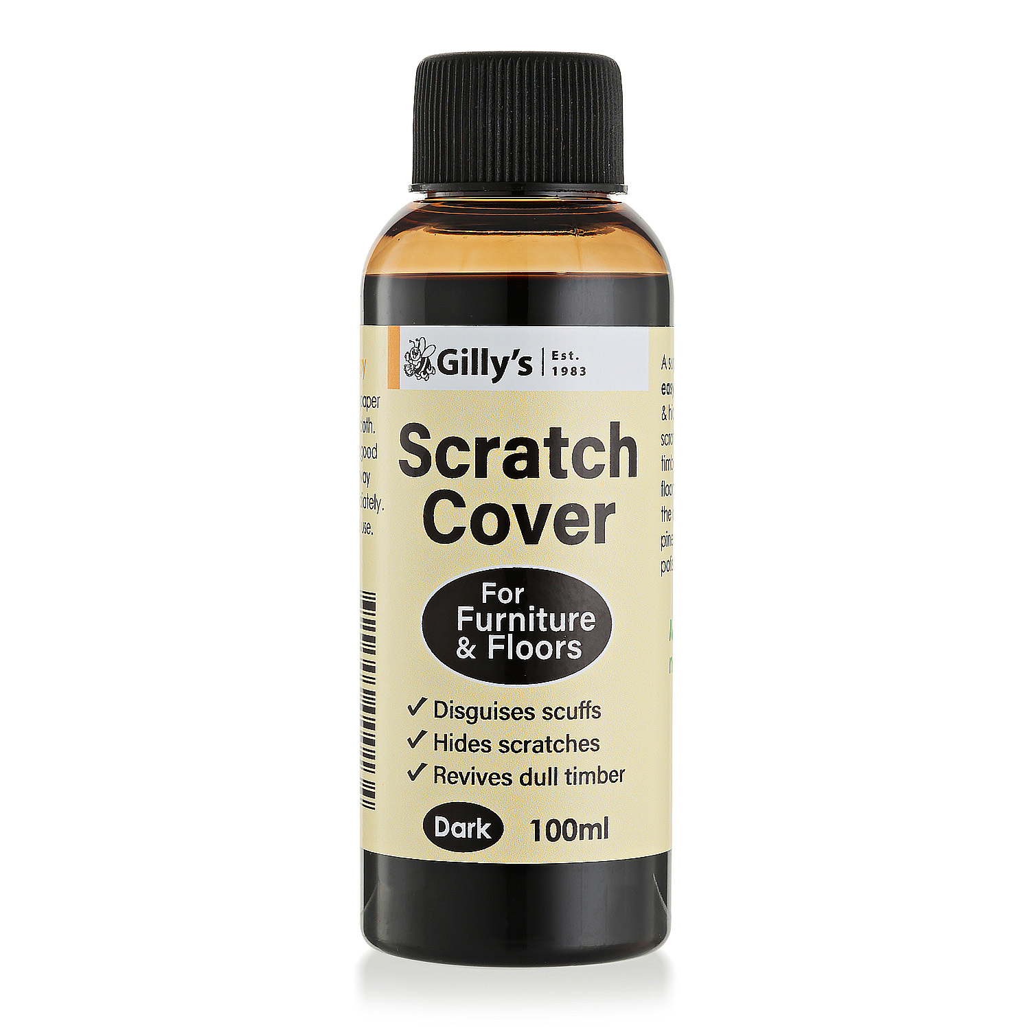 Gilly's Australia Scratch Cover For Furniture & Floors Dark 100ml