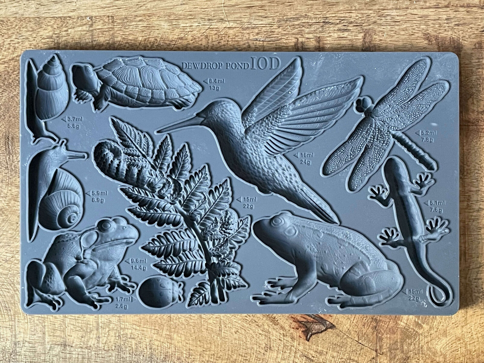 IOD Dewdrop Pond Moulds 6X10 Iron Orchid Designs