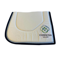 Cornish College Wither Relief shaped Cotton White Saddlecloth wool base