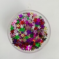 Green Star Sequins - 100 grams