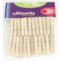 Mini Wooden Pegs 45mm x 48