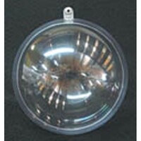 Round Shape 6cm - clear plastic bauble box