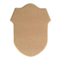 Trophy Plaque MDF cutout 16cm x 22cm x 1.0 cm