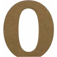 MDF Number - 0 - 17cm x 1.2cm