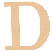 MDF Letter - D - 17cm x 1.2cm