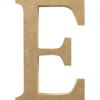 MDF Letter - E - 17cm x 1.2cm