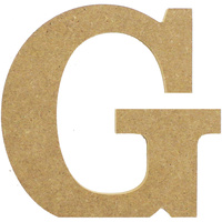 MDF Letter - G - 17cm x 1.2cm