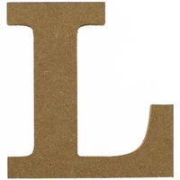 MDF Letter - L - 17cm x 1.2cm
