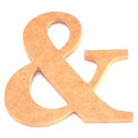 MDF signs - & - 17cm x 1.2cm