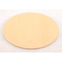 Oval MDF cutout 19 x 14cm x 1.0cm