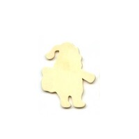 Santa Wood Cut Out 7cm x 12 pieces