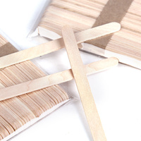 Wooden Flat sticks - Paddle pop sticks 100 pieces
