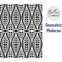 Dixie Belle - Geometric Moderne - Stencil 16 x 20"