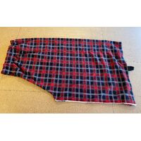 Polar Fleece Horse Neck Rug BLACK CHECK - MEDIUM