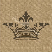 Gemini Creative French Crown Stencils CR6
