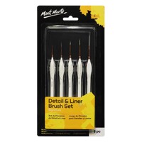 Mont Marte Detail/Liner Brush Set 5pcs