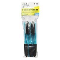 Mont Marte Foam Hobby Brush 25mm Brush 5pc