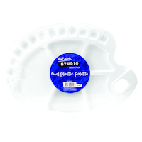 Mont Marte Oval Plastic Palette 34x25cm
