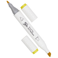 Mont Marte Dual Tip Alcohol Art Marker - Lemon Yellow 35