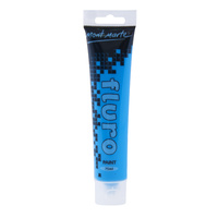 Mont Marte Fluro Acrylic Paint 75ml - Blue