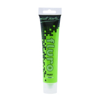 Mont Marte Fluro Acrylic Paint 75ml - Green