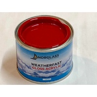 Norglass Weatherfast Gloss Acrylic Red [Colour: Red] [Size: 100ml] [Item No: NG 7506]
