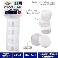 Containers Travel Storage 10ml 4pk