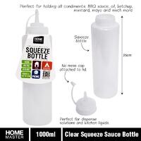 Squeeze Bottle Clear Sauce 1000ml