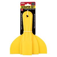 Scraper Plaster Knives 3pc