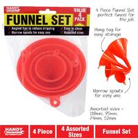 Funnel Set 4pc - assorted sizes
