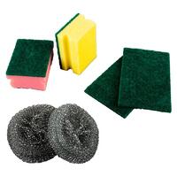 Sponge Scourer Multi Grooved 6pk